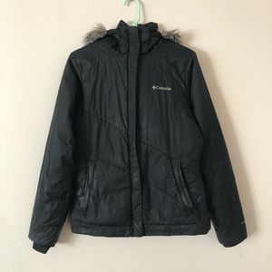Black Women’s Columbia Puffer Jacket